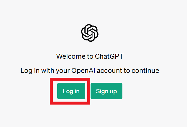 OpenAIのChatGPT(チャットGPT)にログイン(login)する方法【画面・URLを解説】